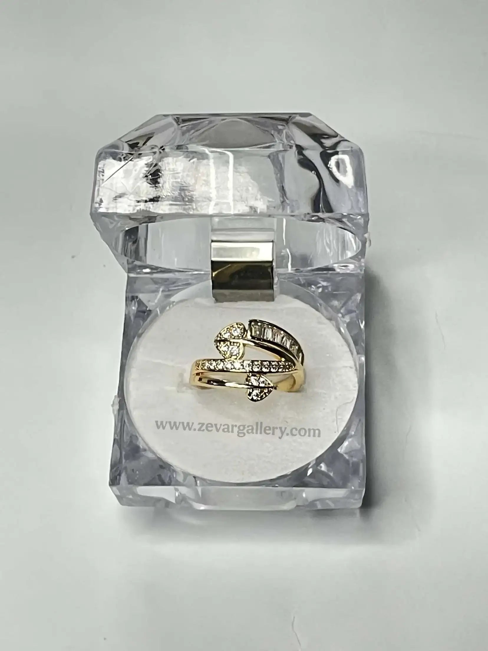 Eternal Leaf Spark Adjustable Wrap Ring – Zevar Gallery