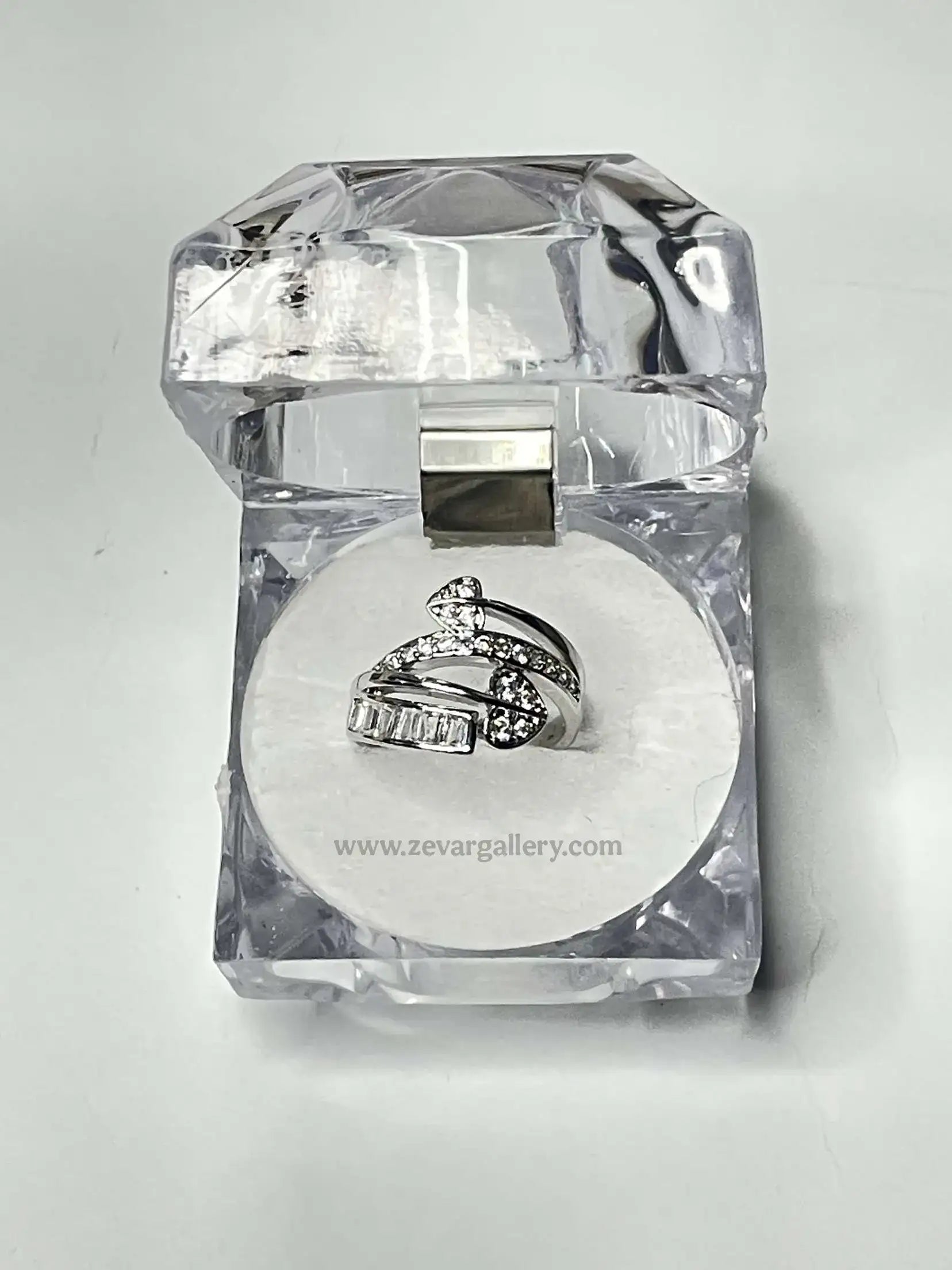 Eternal Leaf Spark Adjustable Wrap Ring – Zevar Gallery